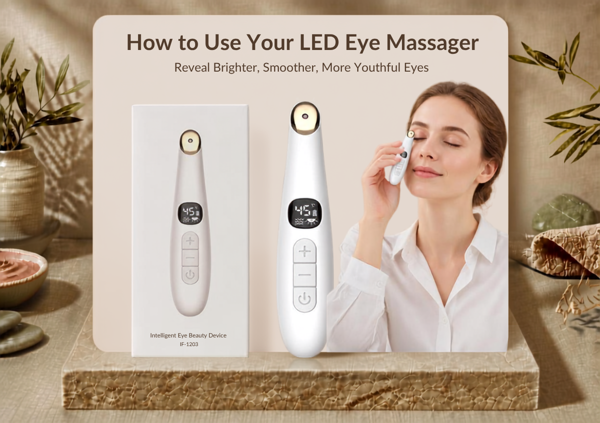 Nicay Eye Revive Pen — LED & Vibration Eye Massager