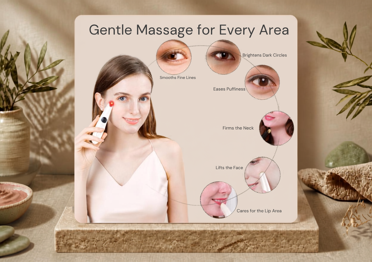 Nicay Eye Revive Pen — LED & Vibration Eye Massager