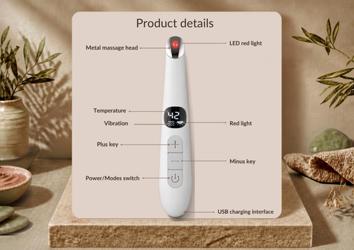 Nicay Eye Revive Pen — LED & Vibration Eye Massager
