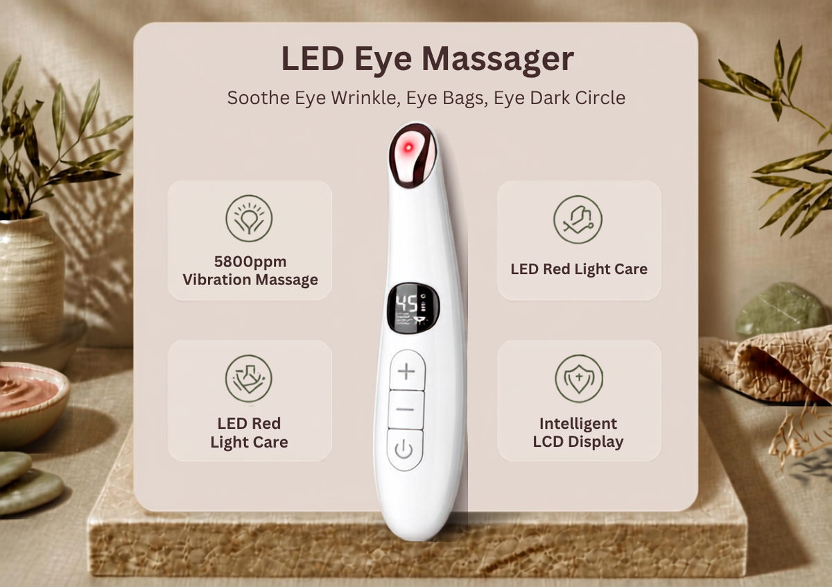 Nicay Eye Revive Pen — LED & Vibration Eye Massager